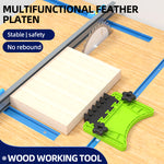 Multifunctional Feather Board with Enhanced Friction Baffle for Stable Secure Non-Slip Woodworking Operations Complete Set