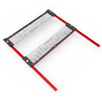 LinkMejor Dual Sided Shelf Pin Jig With 1/4" And 5mm Self Centering Drill Bits Adjustable Shelf Jig for Easy Alignment On Both Sides Easy Setup Shelving Templates