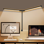 LinkMejor Desk Lamp 10 Brightness Levels Dimmable 3 Color Temperatures Eye Protection Study Work Reading Lamp Eye-friendly Computer Monitor Table Night Light