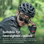 LinkMejor Polarized Cycling Glasses Set Myopia Anti-glare HD Lightweight UV Protection Sports Sunglasses Bicycle Goggles for Outdoor Travel Fishing Driving Riding