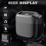 Universal Mini Car Trash Bin Hanging Storage Box Waterproof Portable Waste Container Auto Parts Interior Accessories