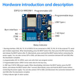 ESP32-C6 WiFi BT Development Board DC 5-60V Single Channel Relay Module Onboard Type-C Interface Switch Module