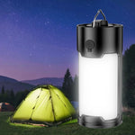 LinkMejor Camping Lantern Rechargeable Built-in 18650 Battery Portable Tent Lamp Outdoor Waterproof Camping Emergency Light