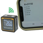 LinkMejor Mini Pocket Inclinometer with Bluetooth Digital Display Angle Measuring Slope Meter for Surveying Construction and Engineering Projects