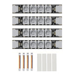 4PCS LinkMejor Programable 2812 Arm LED Light Armlight 5V RGB for RC FPV Racing Freestyle Whoop Drone Quadcopter Runcam