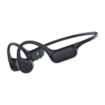 X20 Bone Conduction Earbuds Wireless Bluetooth Headphones with 32G Memory 13mm Speaker Long Battery Life MP3 Dual Mode IPX8 Waterproof Sports Earphones
