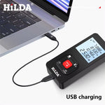 LinkMejor Laser Distance Meter 50m/100m/120m High Precision ±2mm Rangefinder LCD Backlight Display Type-C Battery