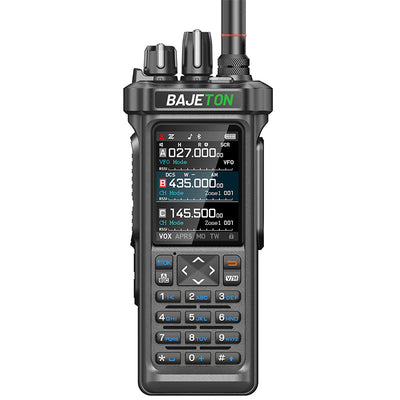 LinkMejor BJ-9000 10W GPS APRS Walkie Talkies CB 27Mhz Transceiver SW MW LW AM Receive Bluetooth Programming FM Shortwave Transceiver Radio