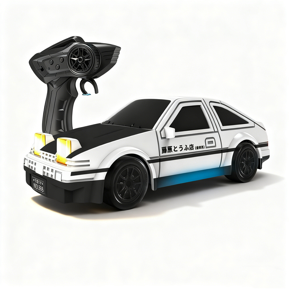DA NIU LE Toys UD2236-7 RTR 1/64 2.4G 4WD Drift RC Car Mini LED Light Remote Control High-Speed Motor On-Road Racing Vehicle Model Boys Gifts Toys