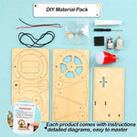 DIY Wooden Hand Generator Model STEM Science Technology Experiment Physics Learning Education Toy
