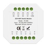 IH S09 1-4CH 16A WiFi Smart Switch Module Support Timing Function for Home Automation Tuya Smart Life APP Voice Control Works with Alexa Google Home
