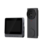 M17S Video Doorbell 4.3" Screen Infrared Night Vision Two-Way Audio 256GB Support Wireless Home Security Camera