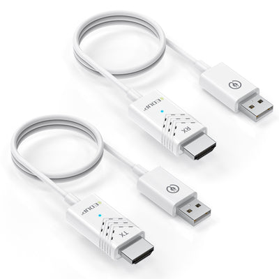 Upgraded EDUP Wireless HD Transmitter and Receiver Kit 1080P@60Hz Full HD Extender 50m Long Range 0.1s Delay Plug and Play Support Multi Device for Streaming Mirroring