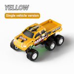 LinkMejor Q235 Q236 YW RTR Q Version 1/64 2.4G RWD Mini Alloy RC Car Six Wheel Off-Road Pickup Truck LED Light Support App Remote Control Three Speed Vehicles Models Pocket Toys Desktop Collection Gift For Boys