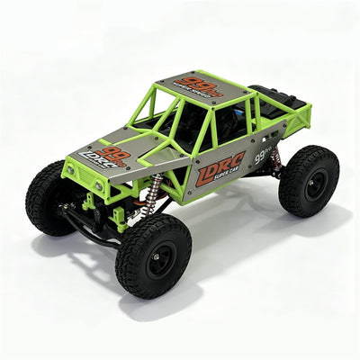LinkMejor 18499 PRO RTR 1/18 2.4G 4WD FOC Brushless RC Car Rock Crawler Pipe Rack Off-Road Climbing Truck Alloy Body Shell LED Light Metal Oil Shocks Drive Shafts Full Proportional Vehicles Models Toys