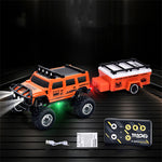LinkMejor HG4-221/222 RTR 1/64 2.4G Mini RC Car Alloy Shell Hummer Off-Road Climbing Truck Support App Remote Controlled LED Light Simulated Vehicle Three Speed Cruise Control Desktop Toys Model Collection Gift For Boys