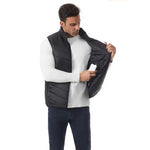 LinkMejor 4 Control 27 Zone Heating Vest Men Women Electric Constant Temperature Control Winter Warm Heated Sleeveless Jacket (Not Included The Power Bank)