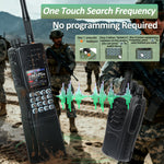 LinkMejor AR-152 PRO 10W GPS Walkie Talkie Long Range Bluetooth Programming 10W Tri-power Multi Band 12000mAh Tactical 1000CH Two Way Ham Radio