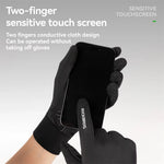 LinkMejor Cycling Gloves for Men Women Touch screen Warmer Non-slip Full Finger Windproof Riding Glove for Outdoor Sports Spring Autumn