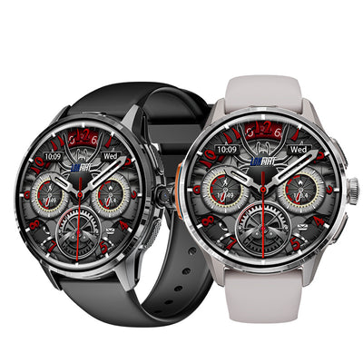 LinkMejor APPLLP3 4G/5G Android Smart Watch 1.6 Inch AMOLED Display GPS WiFi Heart Rate Blood Pressure SpO2 Monitor Sleep Monitoring Multi-sport Modes Music Playback NFC Function 2MP Pull-out Camera