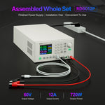 LinkMejor RD RD6012P 720W 60V 12A Assembled Set 5-digit CNC Adjustable AC to DC Regulated Power Supply for Laptop Mobile Phone Repair