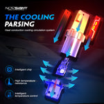 LinkMejor N57 2PCS Car Headlight LED Bulbs Kit 6500K Headlamp IP68 Waterproof LED Headlamp White Light