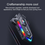 Y20 Motorcycle Helmet Bluetooth Headset 5.3 Bluetooth Headset IPX6 Waterproof with RGB Colorful Lights Split Installation Connect to AI Voice Assistant