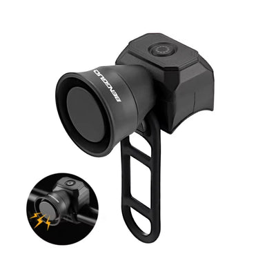 LinkMejor Bicycle Horn 120dB High Sound Bike Bell Horn 5 Light Modes 200mAh Type-C Waterproof Electric Horn for Cycling