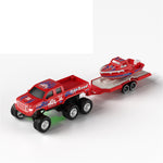 LinkMejor Q235 Q236 YW RTR Q Version 1/64 2.4G RWD Mini Alloy RC Car Six Wheel Off-Road Pickup Truck LED Light Support App Remote Control Three Speed Vehicles Models Pocket Toys Desktop Collection Gift For Boys