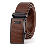120cm Men's PU Leather Belt Casual Auto Buckle Adjustable Waistband Simple Fashion Business Male Pants Belt