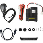 AT-778UV II Dual Band Mobile Radio 25W VHF UHF 200 Channels CHIRP Compatible 144-148MHz 420-480MHz Adjustable Mic Gain LCD