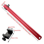 Thickened Aluminum Plate Positioning Block Limited Positioning Measure Multifunctional Woodworking Aluminum Alloy Ruler Scale