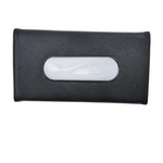 Car Sun Visor Tissue Box Chair Back Sunroof Car Napkin Box Hanging PU Leather Automotive Interior Tissue Box