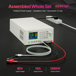 LinkMejor RD RD6018P 1080W Completed Set 60V 18A AC to DC Digital Adjustable Lab Bench Power Supply for Repair CNC Adjustable DC Regulated Power Supply