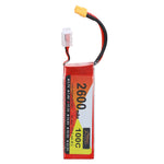 LinkMejor Power 11.1V 2600mAh 100C 3S LiPo Battery XT60 Plug for RC Drone