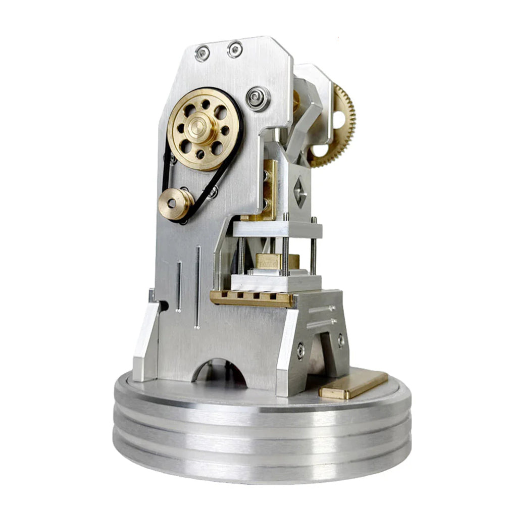 LinkMejor Miniature Punch Machine Model CNC Material Creative Desktop Ornaments Decoration Science Discovery Toys