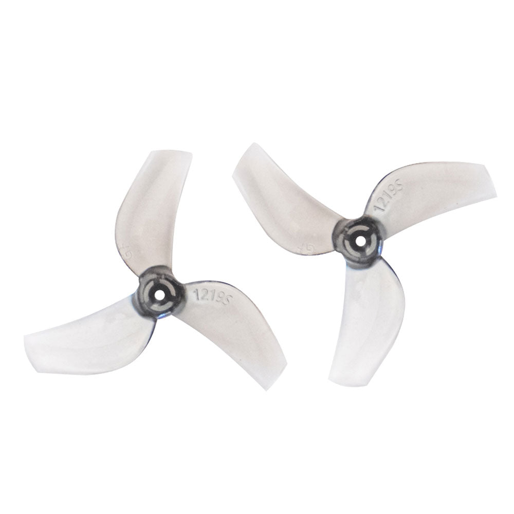 6 Pairs GEMFAN 1219S 1219 31mm 1.2Inch 3-Blade Propeller PC 0.8mm / 1mm Hole for 0703-1103 / Coreless Motor