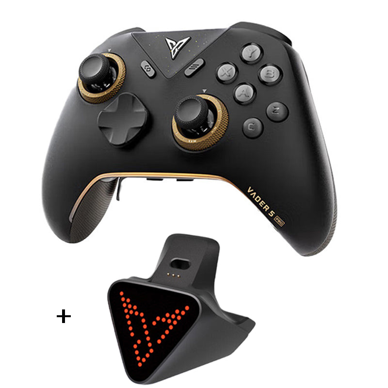 Flydigi Vader5 Pro Tri-mode Gaming Controller Force Adjustment Lever Joystick Switchable Trigger Ergonomic Gamepad for PC/NS2/Mobile/Steam