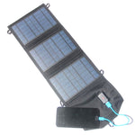 10.5W 5V Portable Solar Panel Foldable Charging Pack USB Solar Charger Power Bank