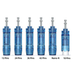 20PCS Dr Pen Ultima M8S Replacement 12/18/24/36/42/Nano-R Pins Cartridges Compatible with Dr Pen A9 A8S M8S Bio Pen Q2 Skin Rejuvenating Microneedling Accessory Enhanced Serum Penetration