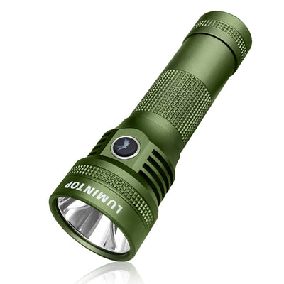 LinkMejor D2 1000LM 475m Type-C USB Rechargeable LED Flashlight IPX8 Waterproof Super Bright Night Riding Bike Light 21700 LED Torch