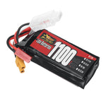 LinkMejor 2S 7.6V 1100mAh 60C 8.36Wh LiPo Battery XT30 Plug for RC Car