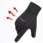 LinkMejor Winter Cycling Gloves for Men Women Touchscreen Thermal Windproof Fleece Motorcycle Gloves Warm Thick Driving Skiing Gloves