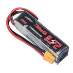 LinkMejor 11.4V 720mAh 3S 100C LiHV Battery XT30 Plug for DarkStar22 2.2Inch FPV Drone