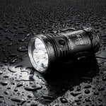 LinkMejor GT3 V2.0 21000LM 4*18650 Strong Flashlight 648M Long Range Powerful Searchlight LED Torch IPX8 Waterproof