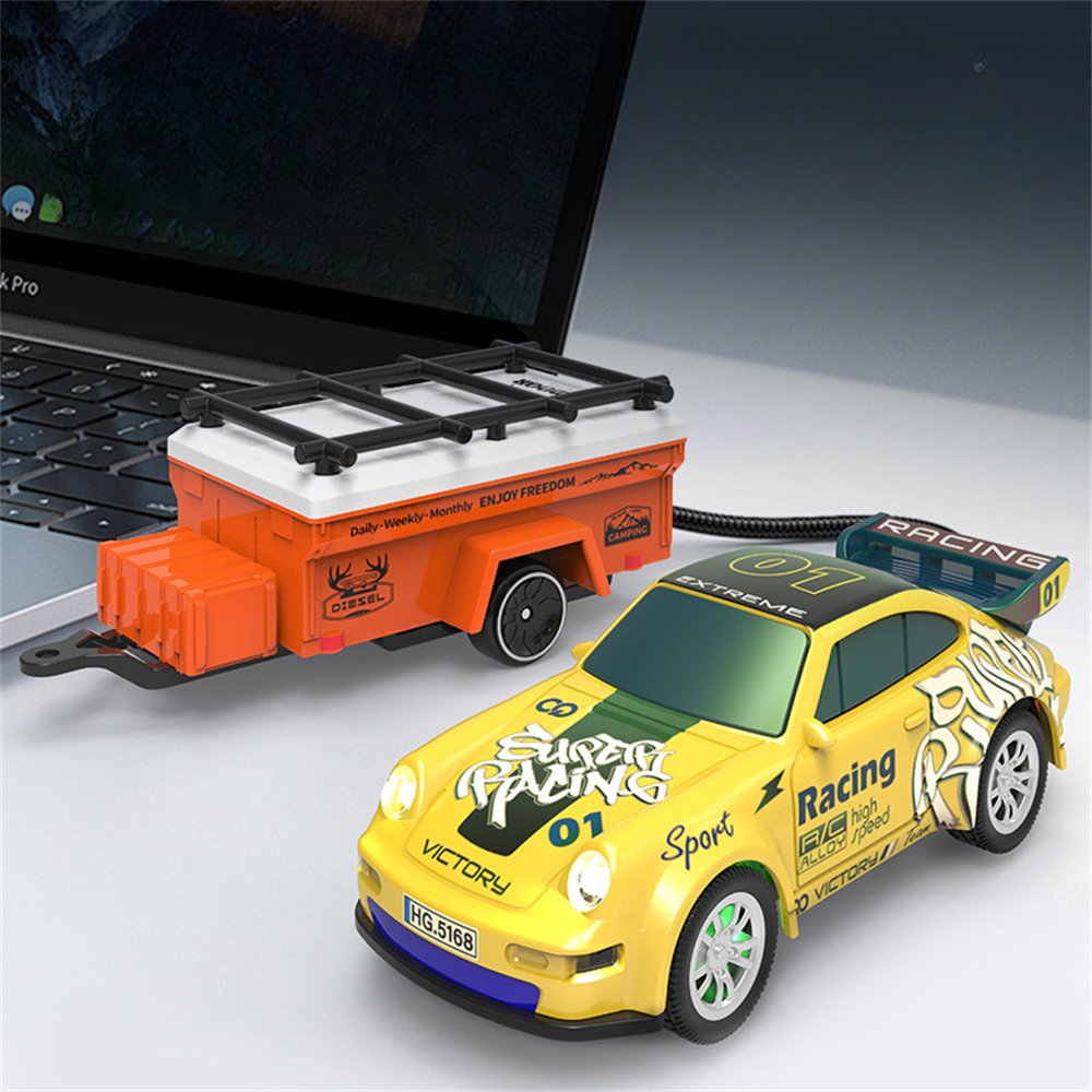 LinkMejor HG4-427 RTR 1/64 2.4G RWD Mini Alloy Drift RC Car Colorful LED Light Support App Remote Control Three Speed Vehicles Models Pocket Toys Desktop Collection Gift For Boys
