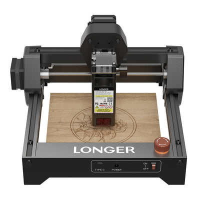 [EU/US/UK Direct]LONGER RAY5 Mini 5.5W Laser Engraver Cutter 130x130mm Working Area for Wood Acrylic Leather Metal Ceramics DIY Crafting Precise Compact Desktop Machine
