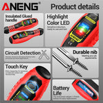 LinkMejor B18 Voltage Tester Pen Non Contact AC 450V LED Indicator Screwdriver Function Insulated Handle Live Neutral Line Detection