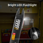 LinkMejor U1 Multifunctional Intelligent Multimeter LED Flashlight Full Range AC/DC Recognition Reliable Burn Protection Capacitance Test and V~Alert Live Wire Check Ideal Accessory for Electrical Maintenance