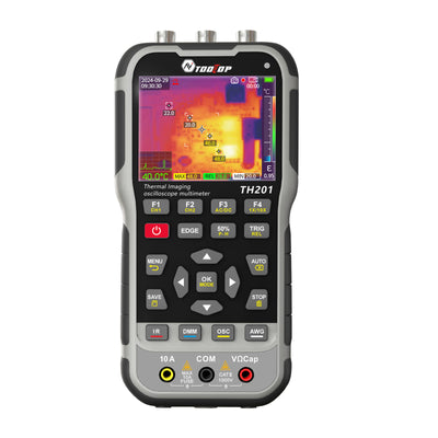 AV TOOLTOP TH201 4 in 1 Digital 2CH*70MHZ Oscilloscope Multimeter Thermal Imaging ISR 288x240 Camera 70MHz Resolution Signal Generator